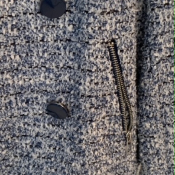 Gorgeous Blue and White Jacket with Flecks of Silver by Chico's - Picture 6 of 13
